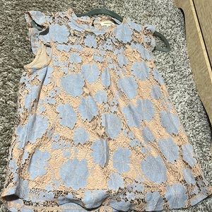 Dressy blouse with flowers